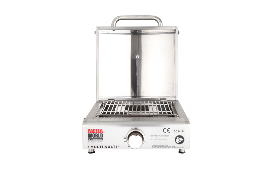 AllGrill Multi-Kulti Set 4 Gasgrill Edelstahl Zündsicherung