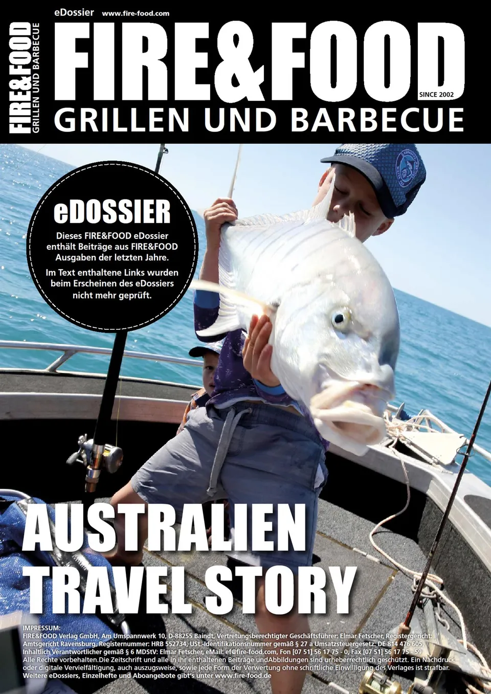 FIRE&FOOD eDossiers Australien Travel Story PDF 28 Seiten