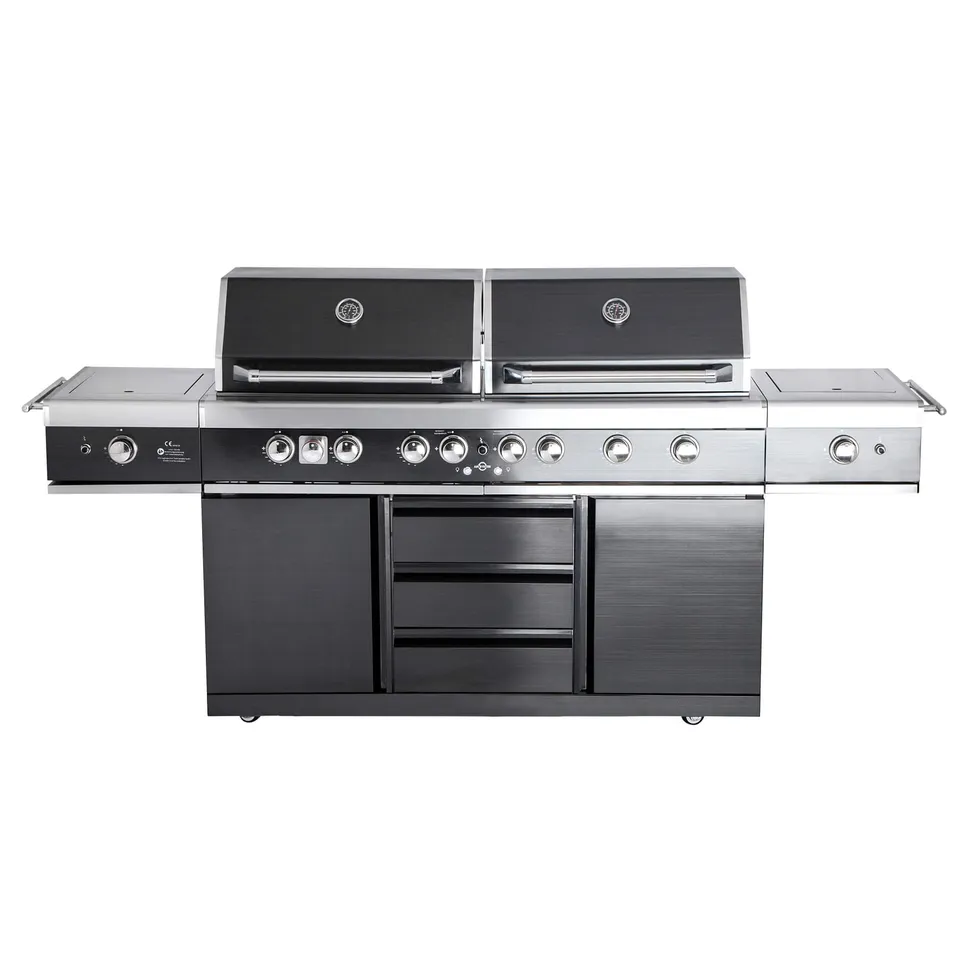 AllGrill Extrem Light Außenküche black 6-Brenner
