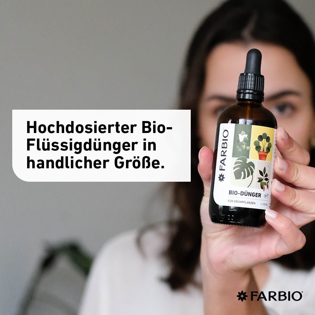 FARBIO NPK Flüssigdünger Grünpflanzen Dünger 100ml bio