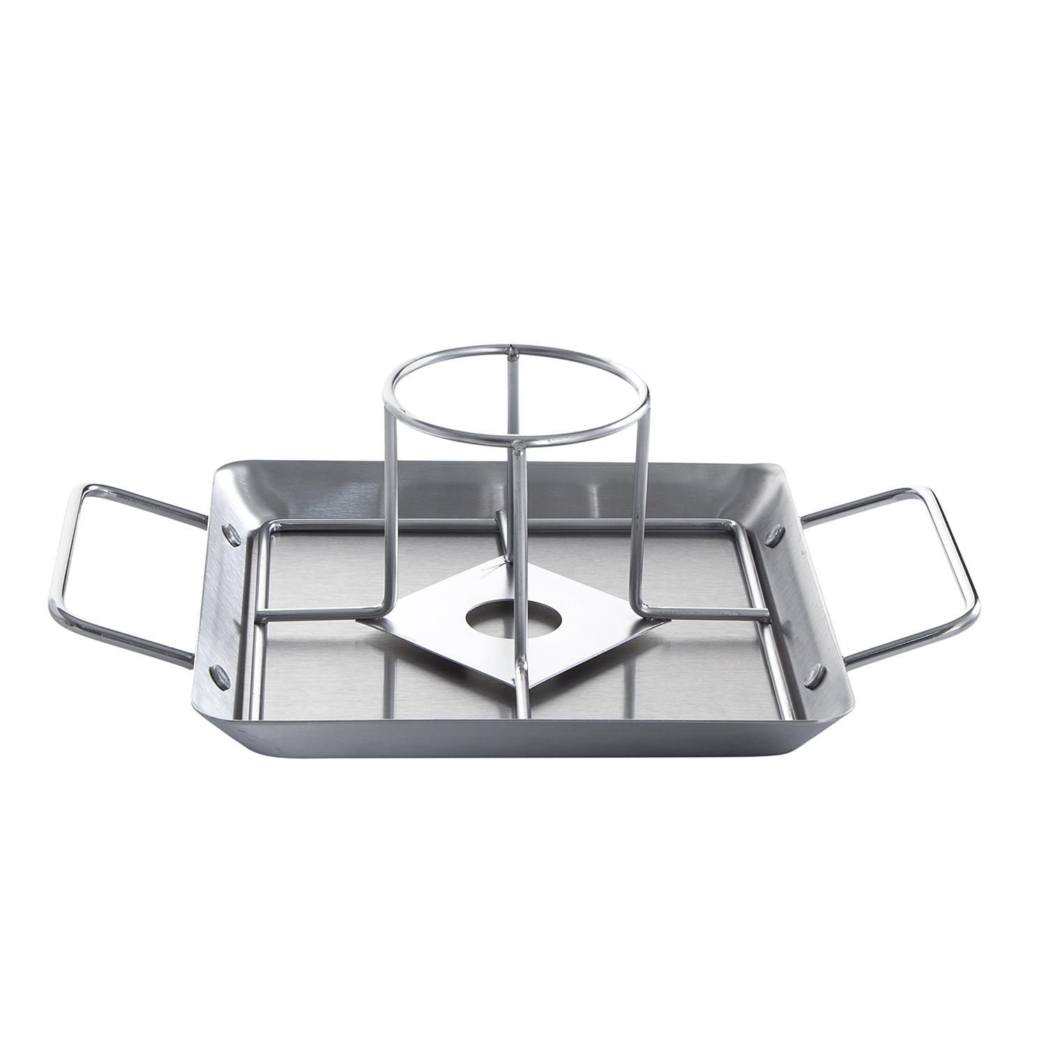 AllGrill Grillzubehör Hähnchenhalter Edelstahl 4-teilig