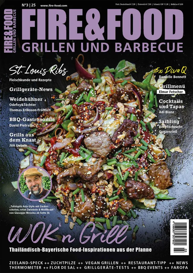 FIRE&FOOD 2025/03 Einzelausgabe Grillmagazin Printausgabe