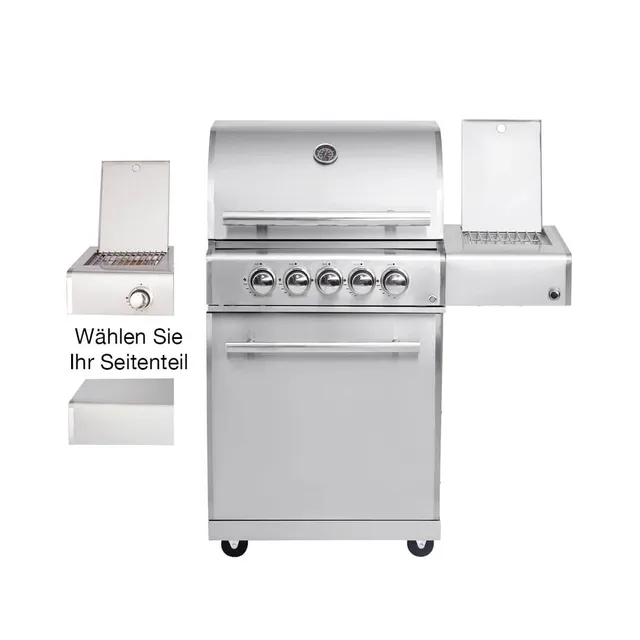 AllGrill Chef Modular Chef M Gasgrill Edelstahl 3-flammig 17,2kW