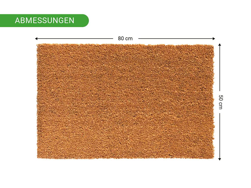 HPFloor Coconut Mats Kokosmatte Nature 80x50x2,4 cm
