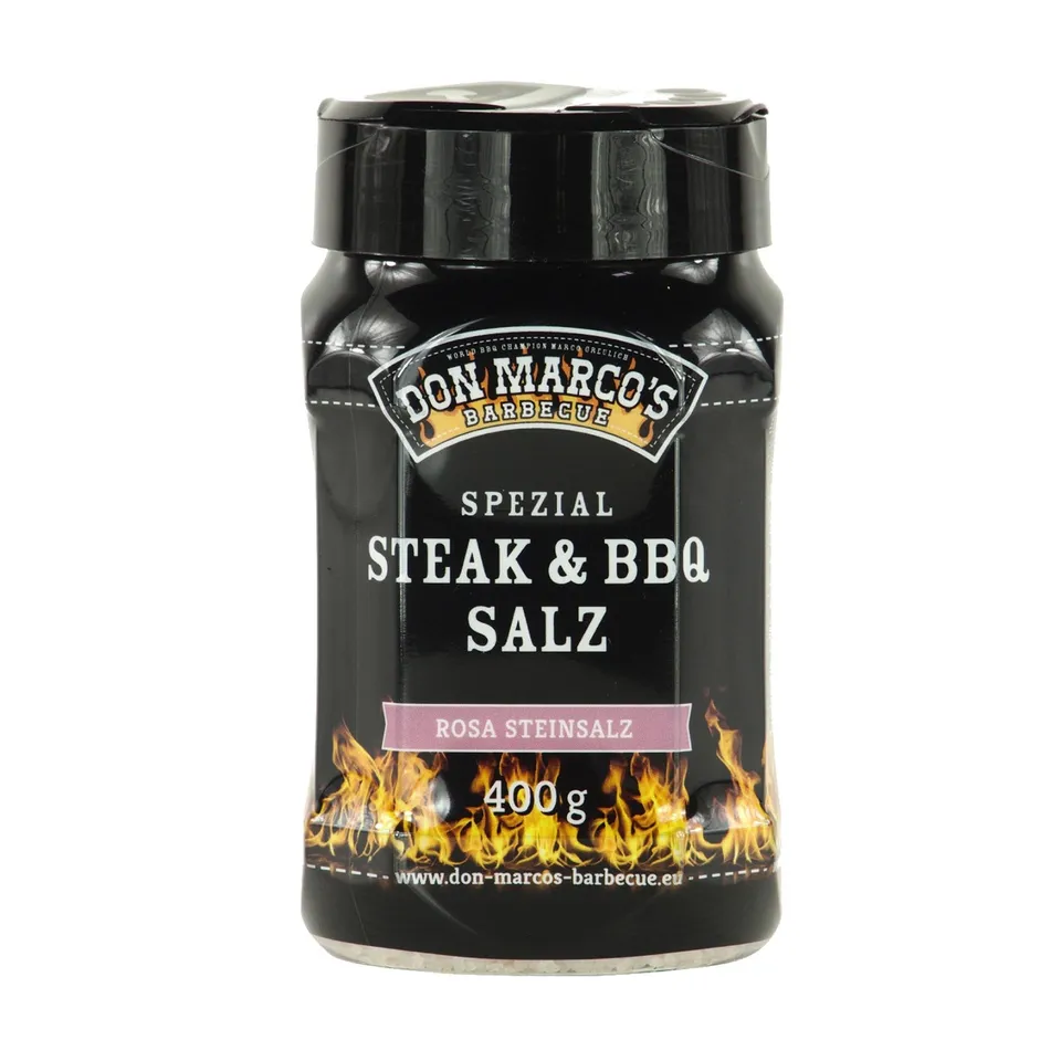 Don Marco's Steak & BBQ Salz Rosa Steinsalz 400g vegan