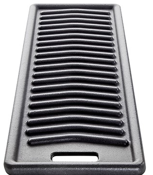 AllGrill Grillzubehör Gussgrillplatte 15x46 cm für Chef S