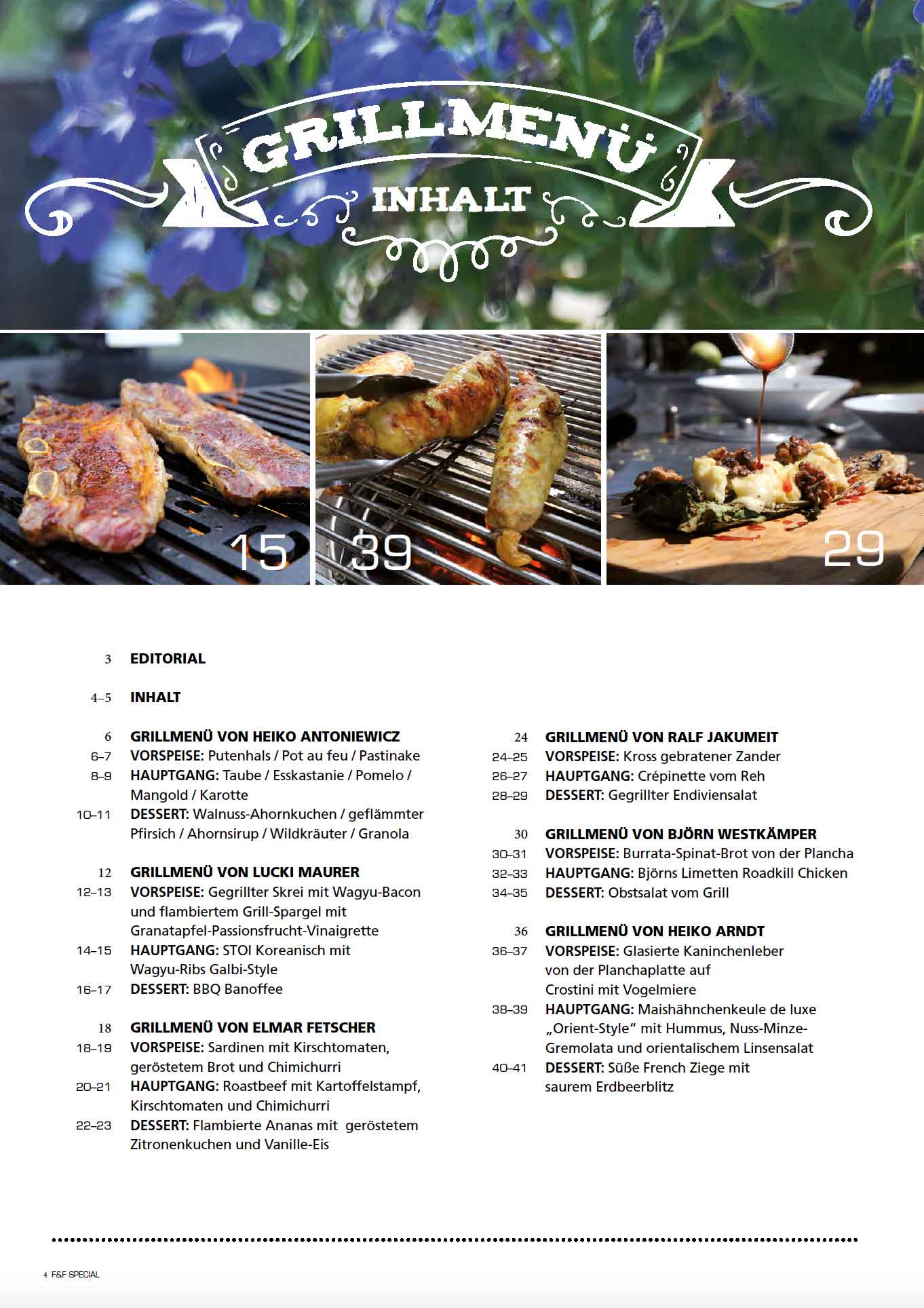 FIRE&FOOD Special No.8 Grillmenü 3 Download Profirez