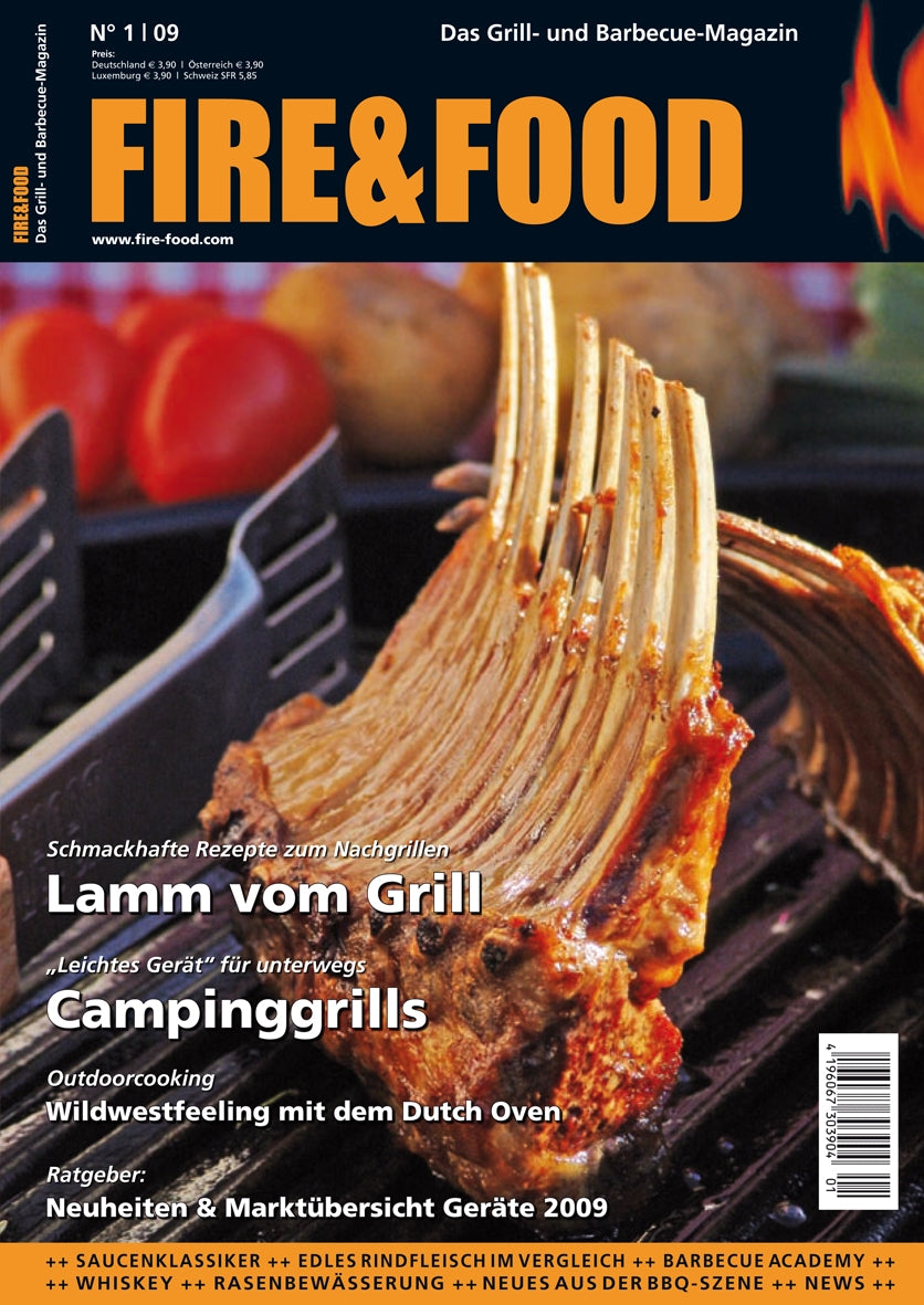 FIRE&FOOD 2009/01 Magazin Digitalausgabe Lamm Lachs