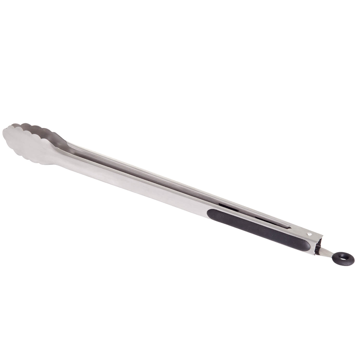 AllGrill Grillzange Edelstahl 41 cm mit gummiertem Griff