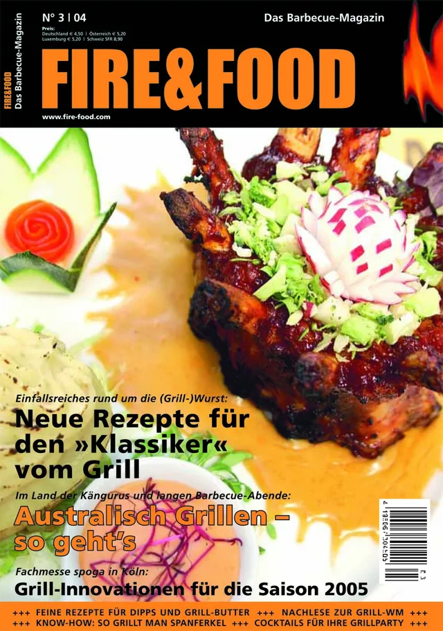 FIRE&FOOD Einzelausgaben 2004/03 Magazin Digital Grillwurst