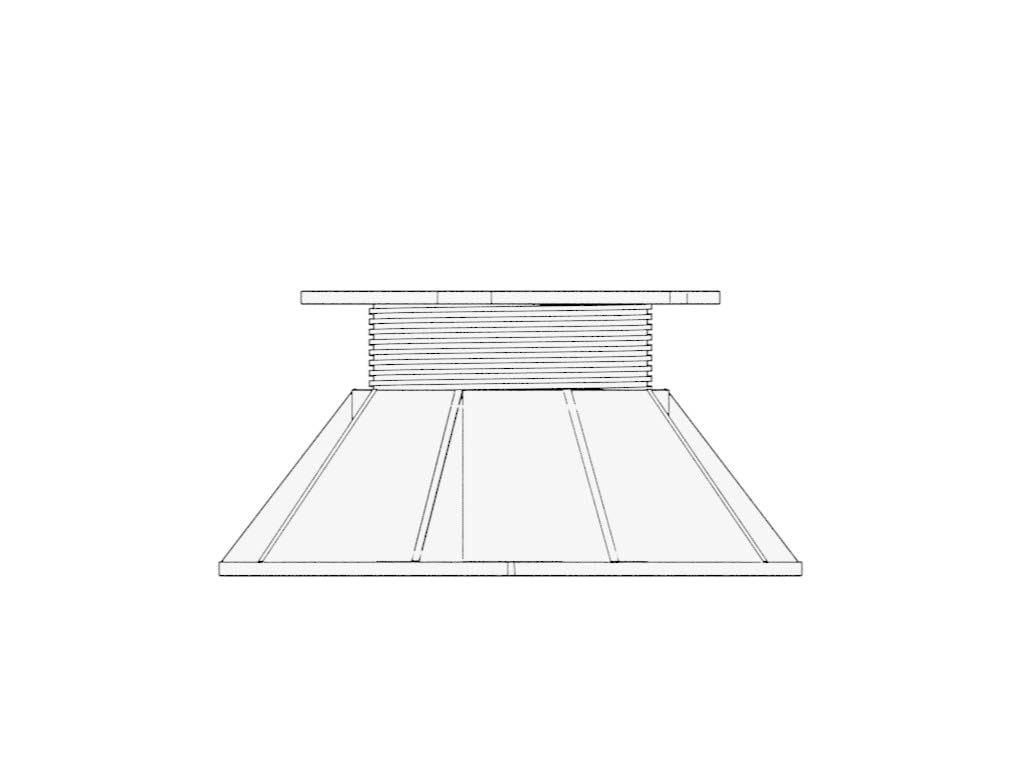 HPFloor Stellfuß höhenverstellbar 75-110 mm bis 1000 kg