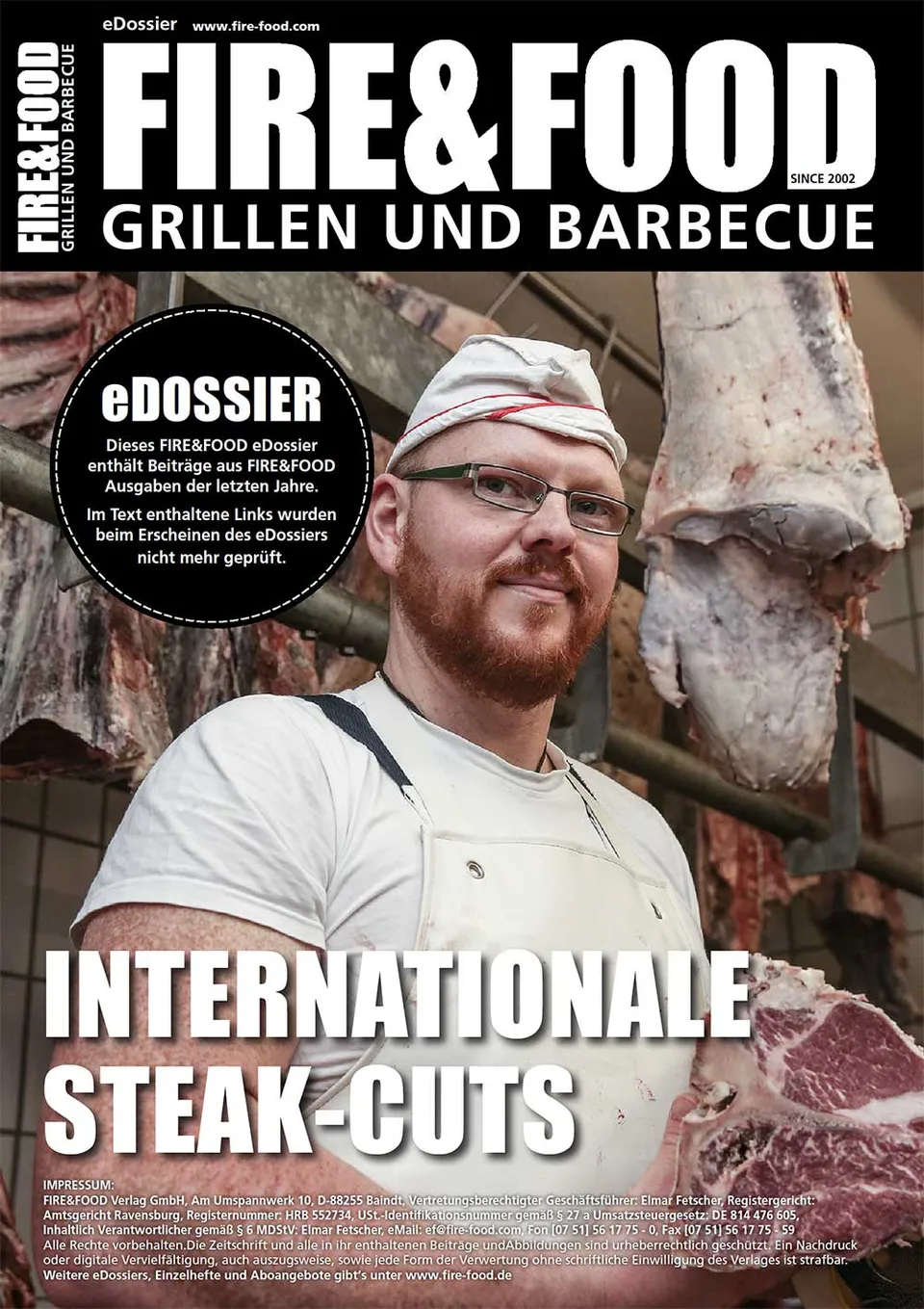 FIRE&FOOD eDossier Internationale Steak-Cuts PDF 2 Seiten