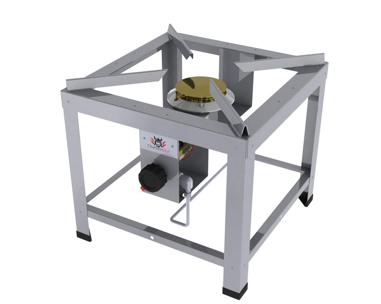 ChattenGlut HK460 V2 Hockerkocher 11 kW 460x460x420 mm