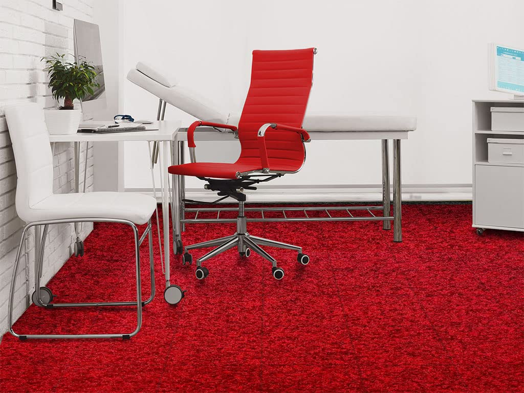 HPFloor Carpet Tiles Teppichfliese Malta Rot 50x50cm Nadelfilz