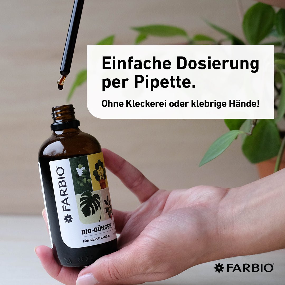 FARBIO NPK Flüssigdünger Grünpflanzen Dünger 100ml bio