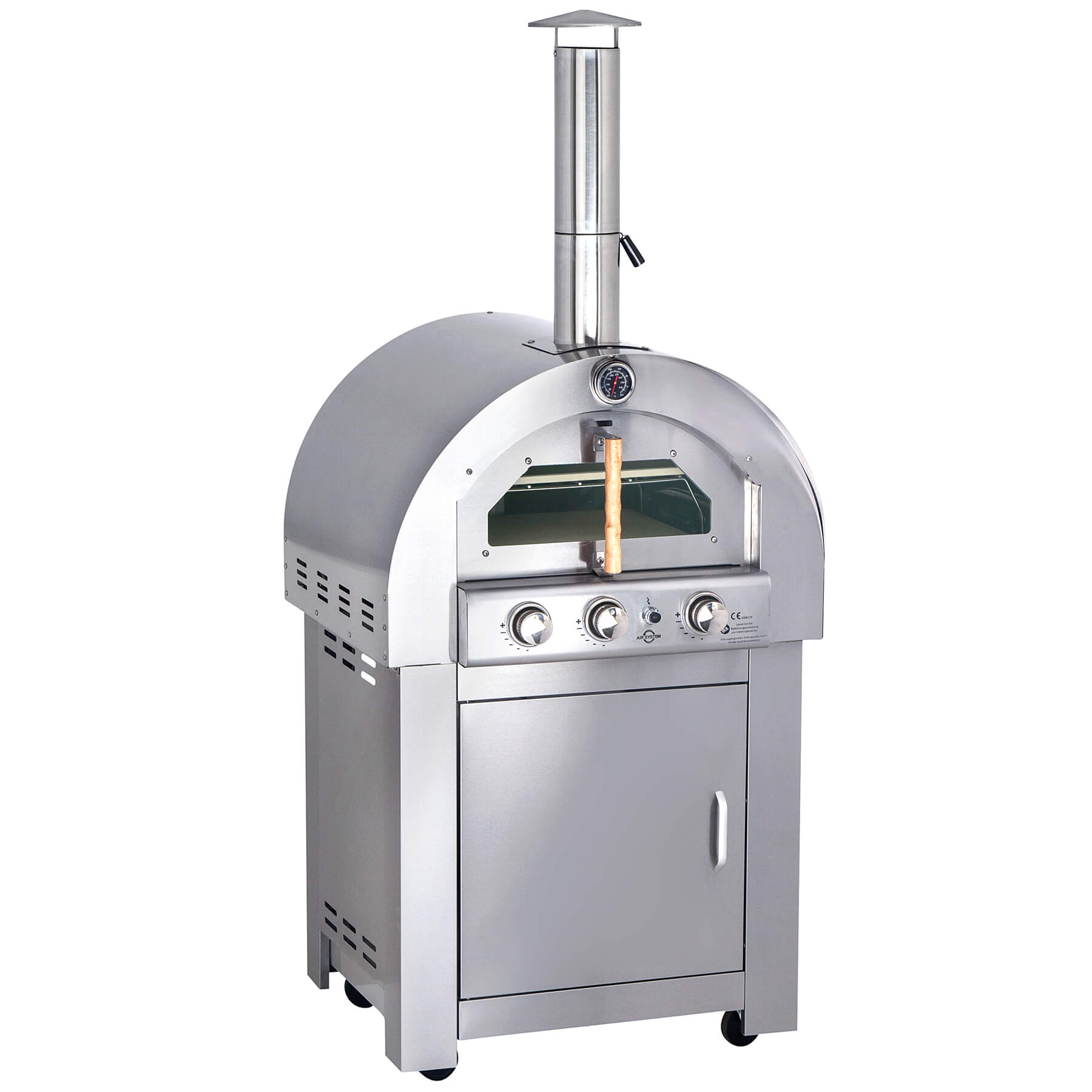AllGrill AUßENKÜCHEN TOP-LINE Pizzaofen Gas Edelstahl Zubehör